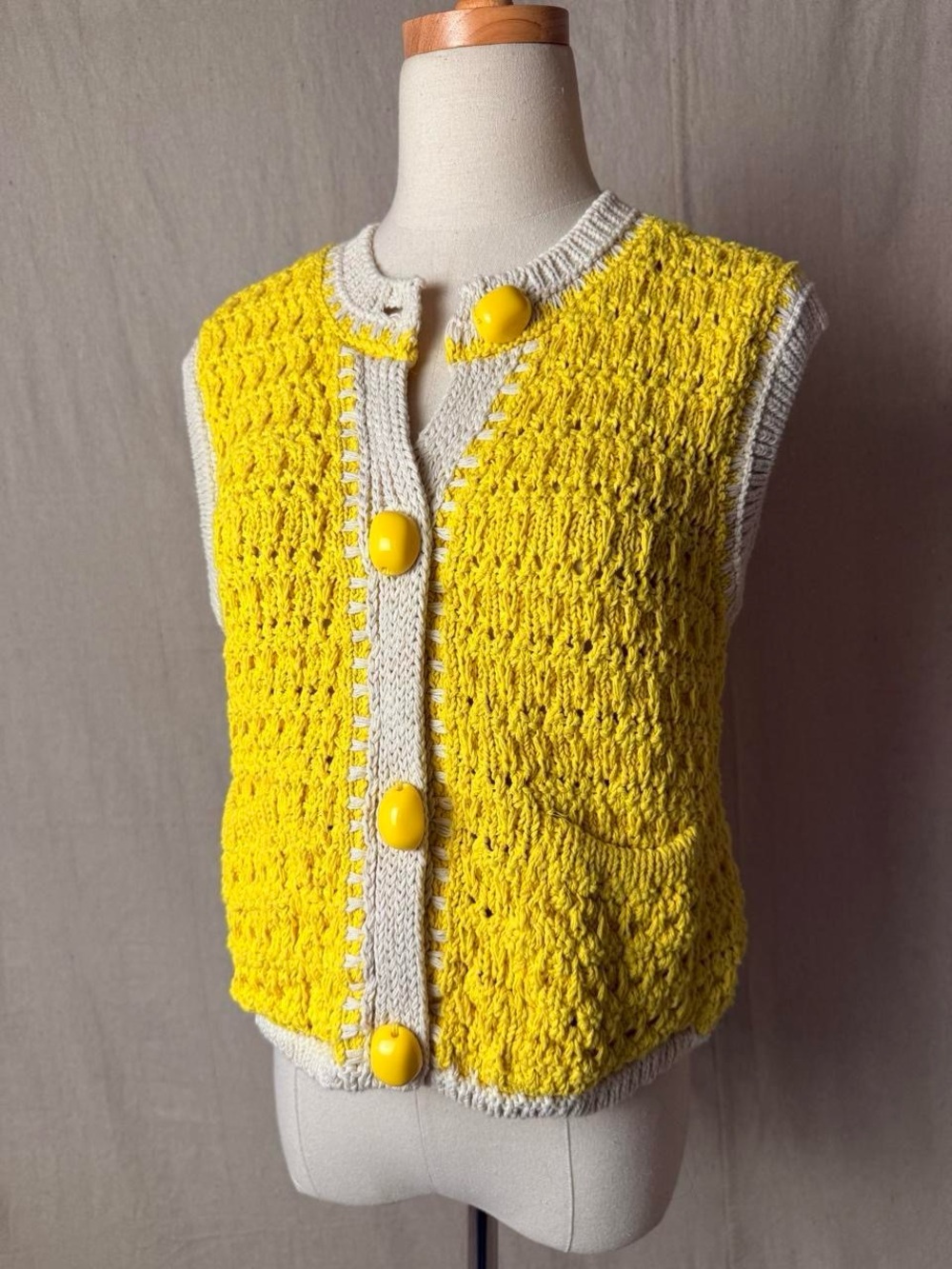 Zara Retro Knit Vest